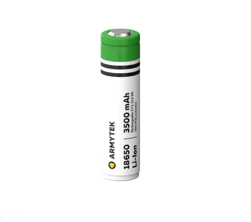 Аккумуляторные батарейки LI-ION ARMYTEK 18650 3500 MAH, АКБ, A00205