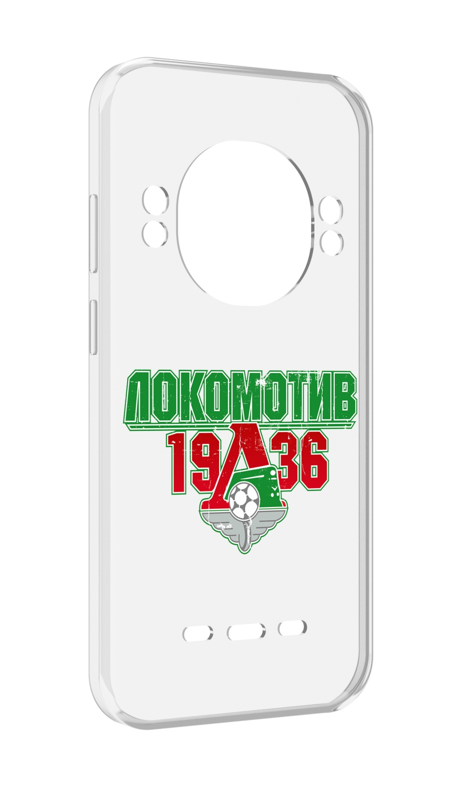 

Чехол MyPads ФК локомотив 1936 для UleFone Power Armor 16 Pro, Прозрачный, Tocco