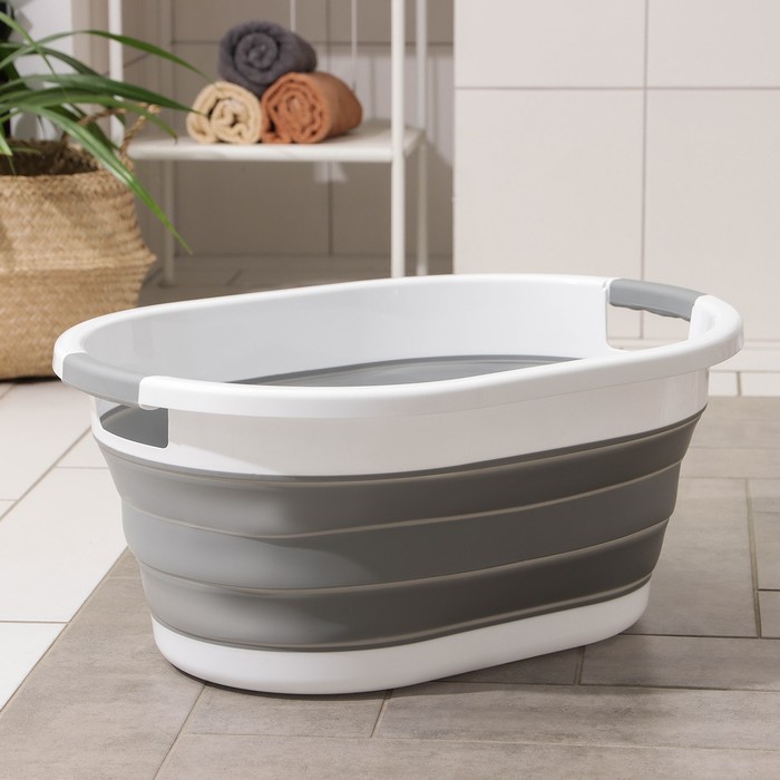

Таз складной, 39 л, 61,5×44×27 см, цвет МИКС