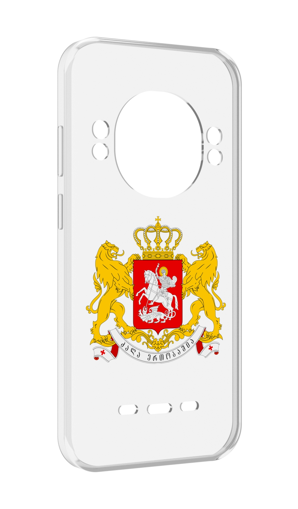 

Чехол MyPads герб-грузии для UleFone Power Armor 16 Pro, Прозрачный, Tocco