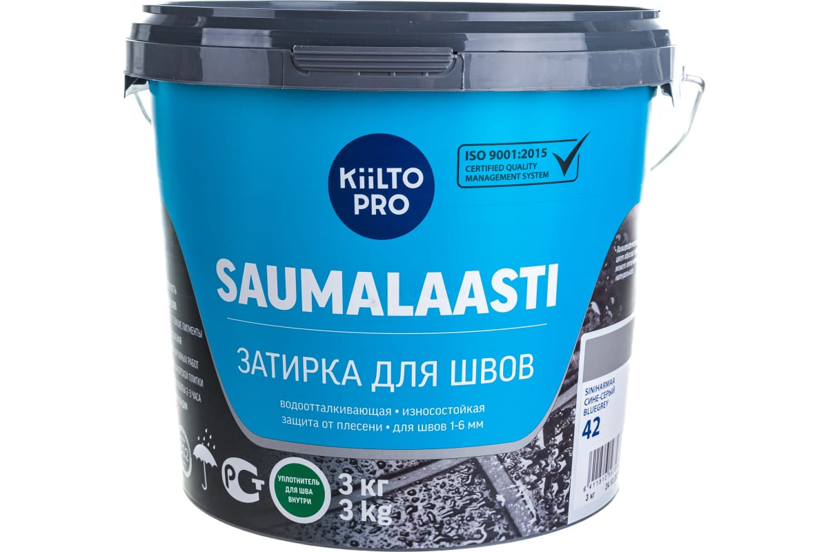 Затирка Kesto Saumalaasti 42 3 кг, сине-серый T3567.003.