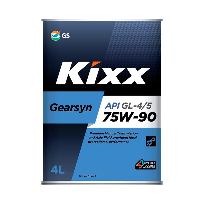 фото Трансмиссионное масло kixx gearsyn gl-4/5 75w-90 /4л l296344te1