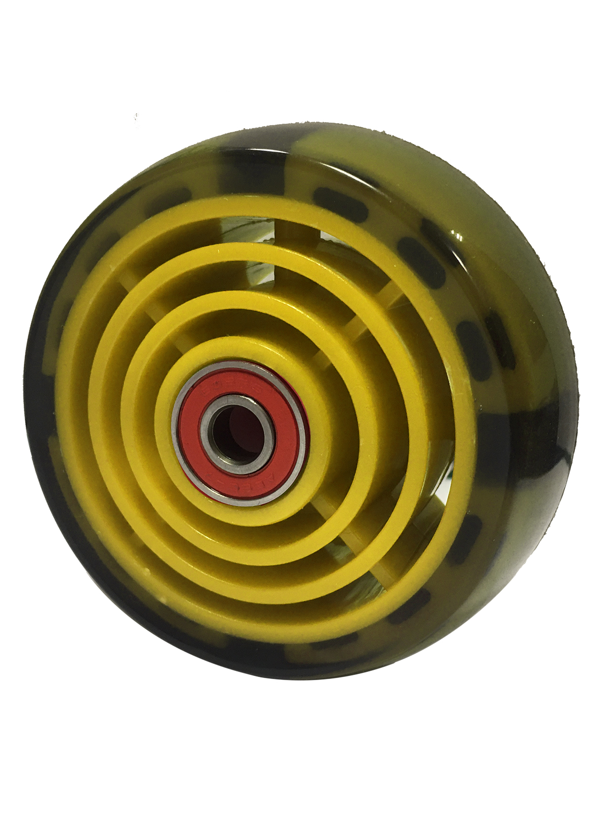 Заднее светящееся колесо для самоката Sportsbaby 90FL/48 мм желтый