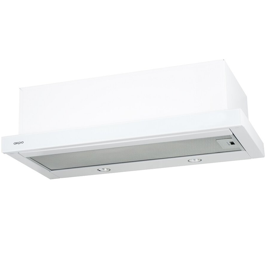 

Вытяжка встраиваемая AKPO WK-7 Light eco glass 60 1М White, WK-7 Light eco glass 60