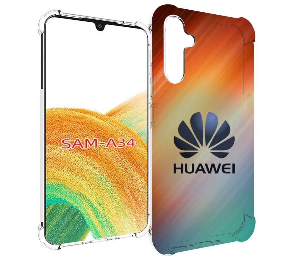 

Чехол MyPads хуавей на фоне сияния для Samsung Galaxy A34, Tocco