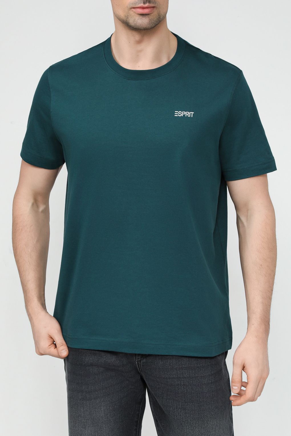 

Футболка мужская Esprit Casual 014EE2K311 зеленая 2XL, Зеленый, 014EE2K311