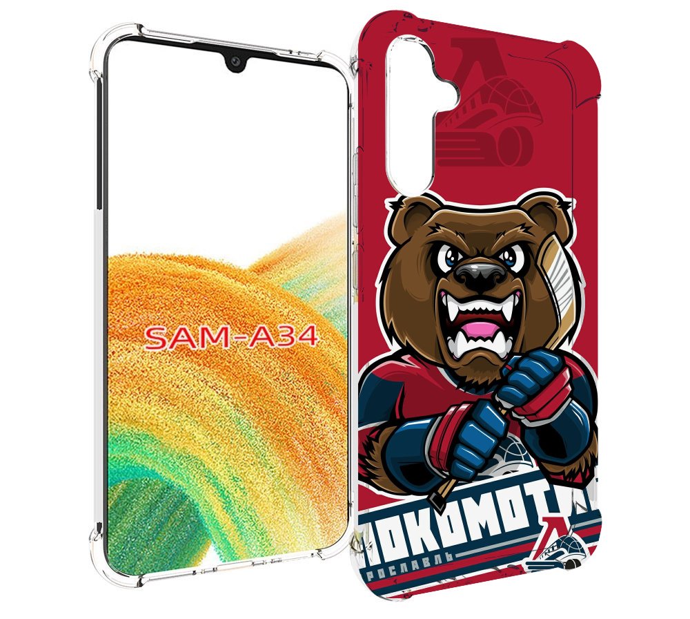 

Чехол MyPads хоккей локомотив ярославь мужской для Samsung Galaxy A34, Tocco