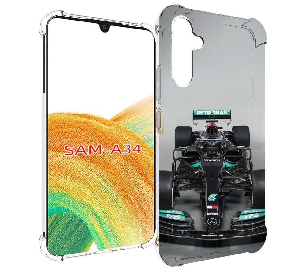 

Чехол MyPads формула 1 мерседес для Samsung Galaxy A34, Tocco