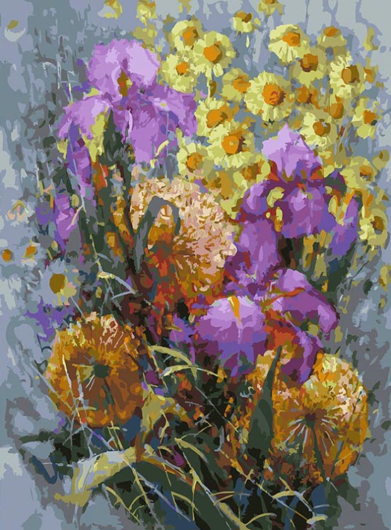 

Картина по номерам Белоснежка Мгновение, 30x40, Мгновение