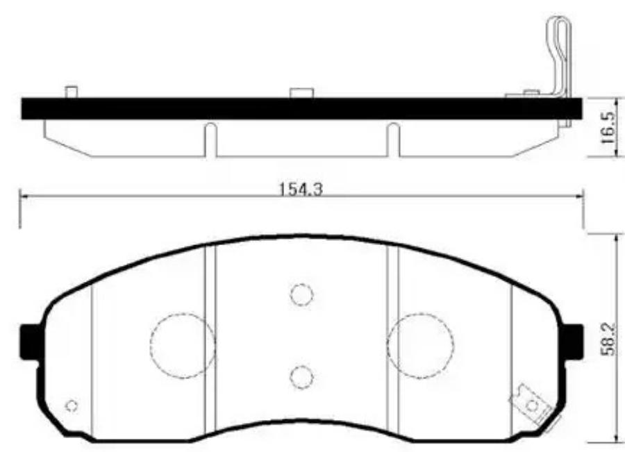 

Тормозные колодки HSB дисковые hp1032