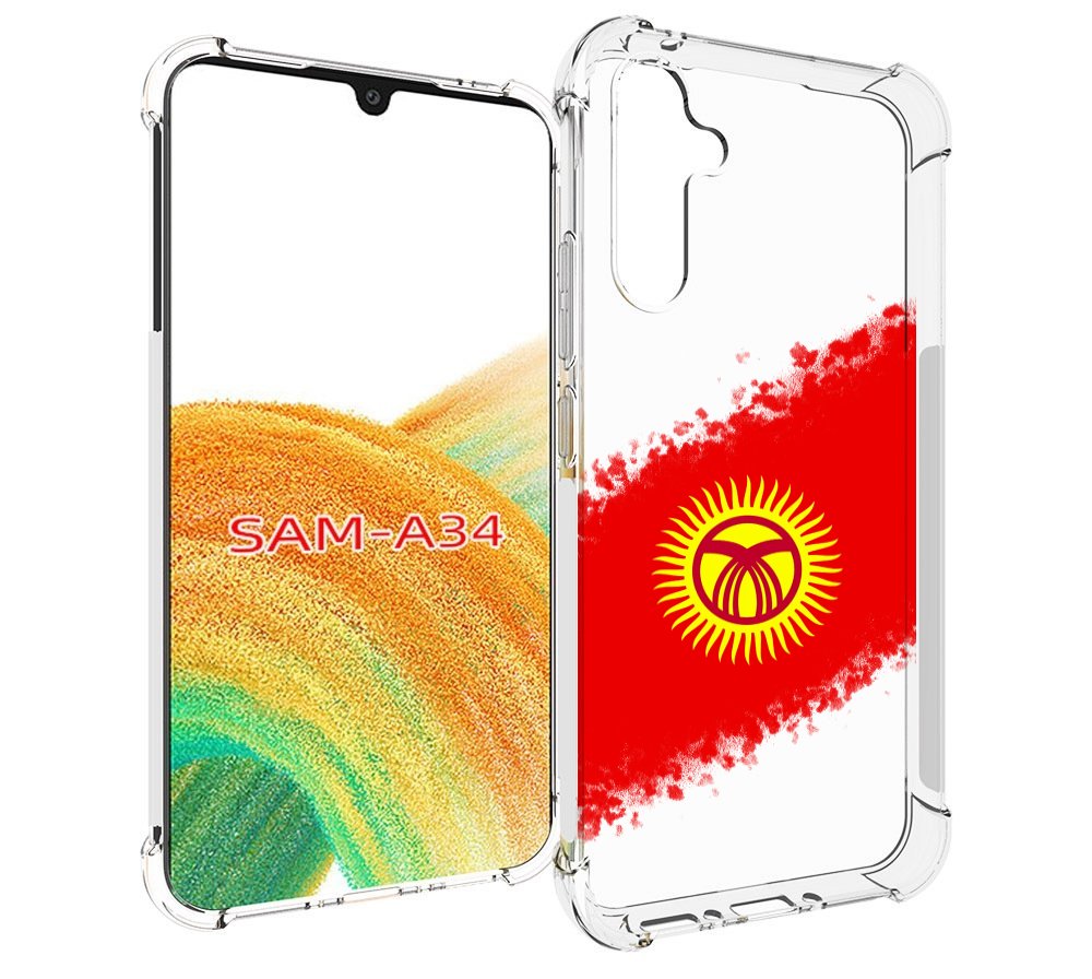

Чехол MyPads флаг Киргизии для Samsung Galaxy A34, Tocco