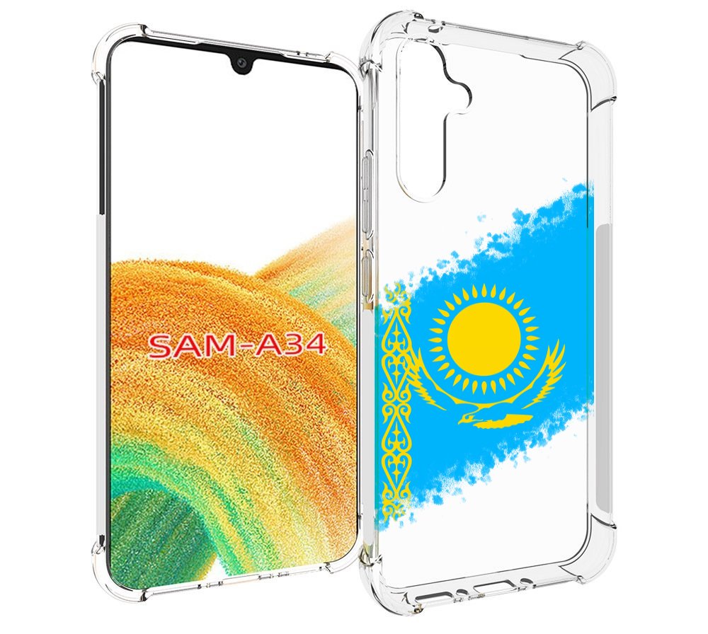 

Чехол MyPads флаг Казахстана для Samsung Galaxy A34, Tocco