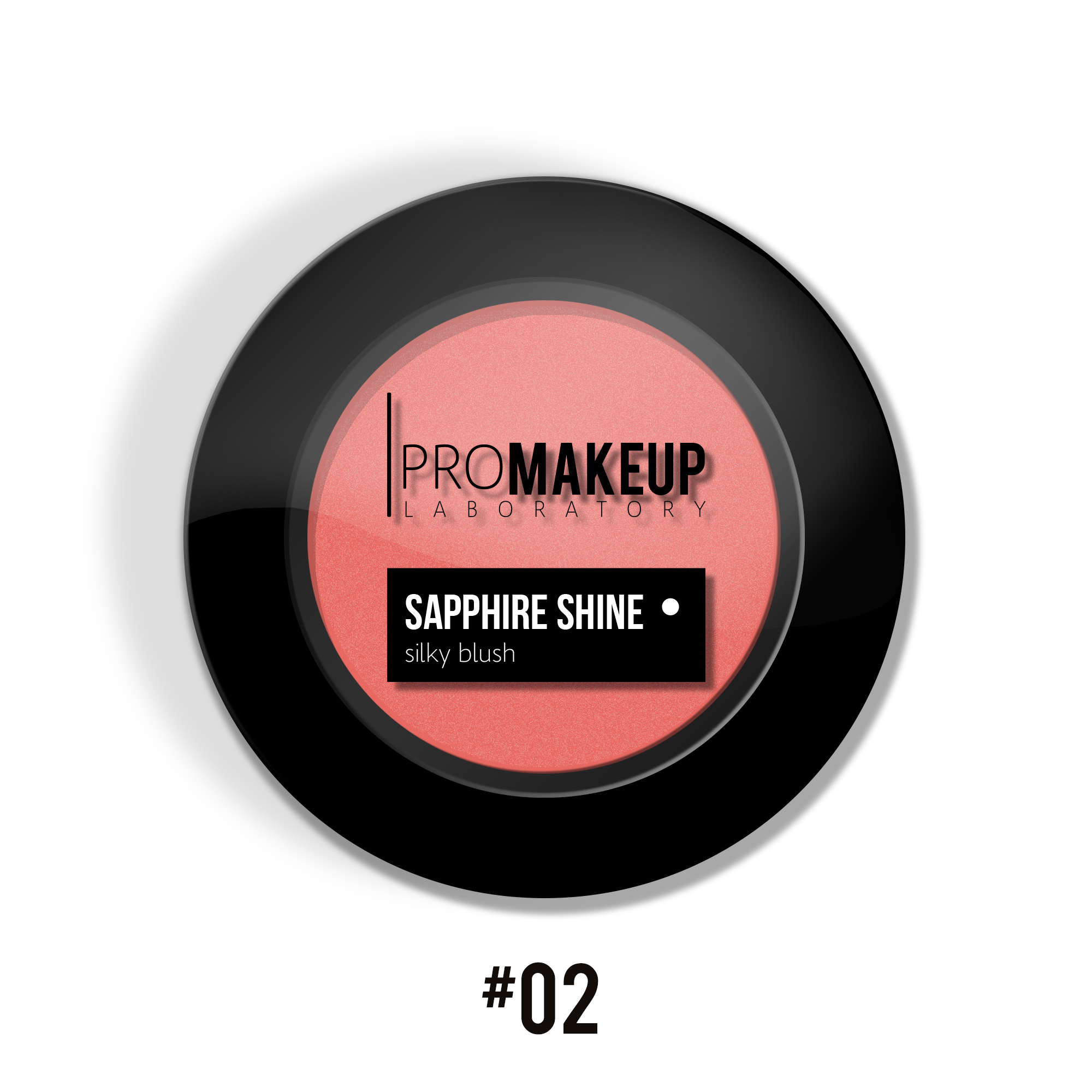 Румяна для лица PROMAKEUP Laboratory Sapphire Shine тон 02 Сoral Pink Коралловый 3 г блеск для губ iscream freeze shine тон 01 pink shine