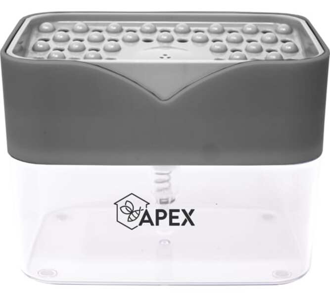 Дозатор моющего средства с подставкой для губки Apex 16026-A