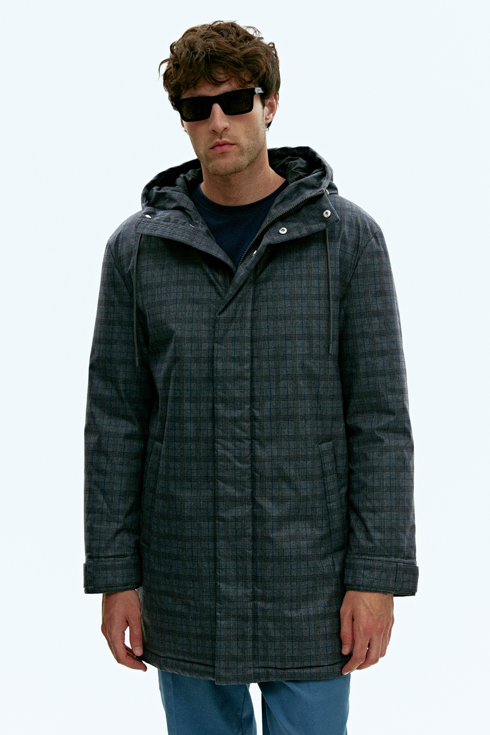 

Куртка мужская Finn Flare FAD21073 серая 2XL, Серый, FAD21073