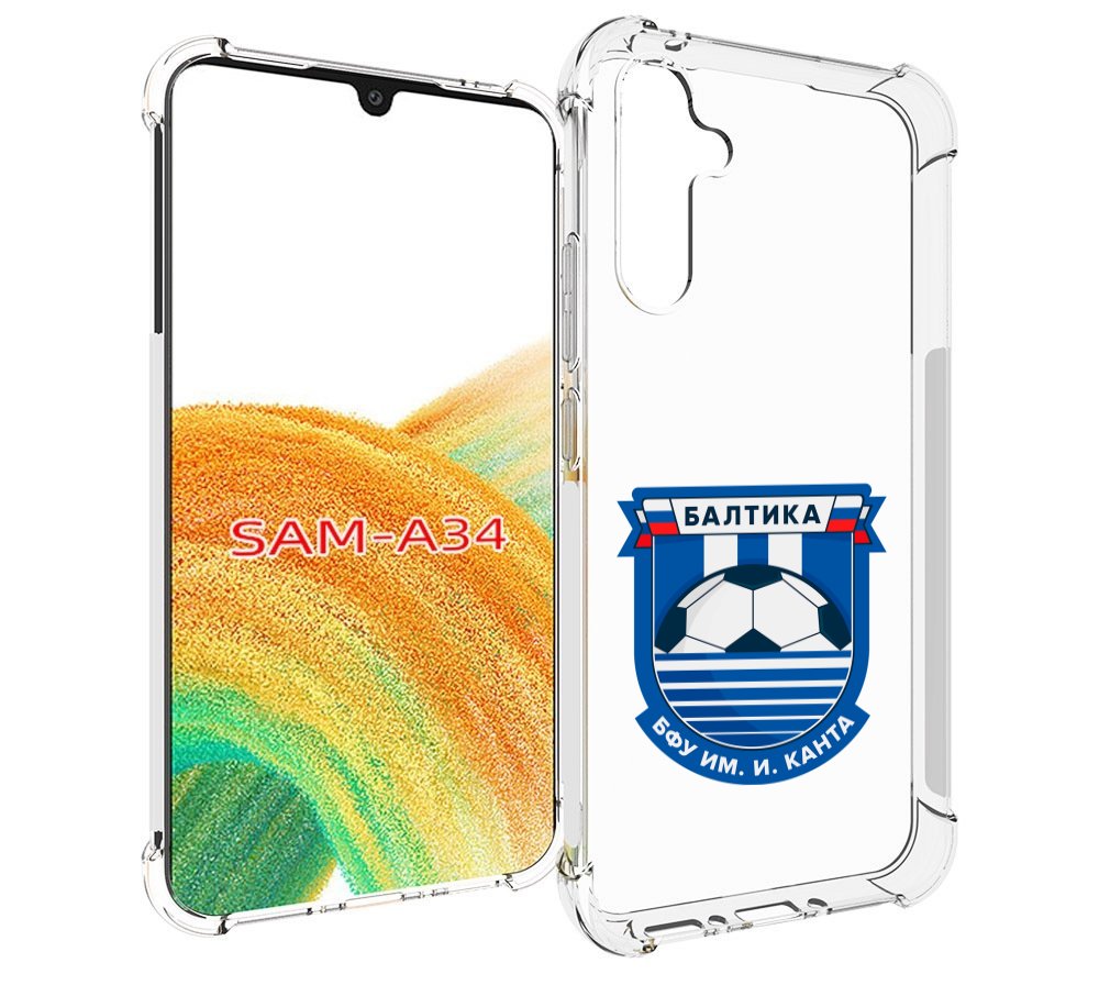 

Чехол MyPads фк-балтика-2 для Samsung Galaxy A34, Tocco