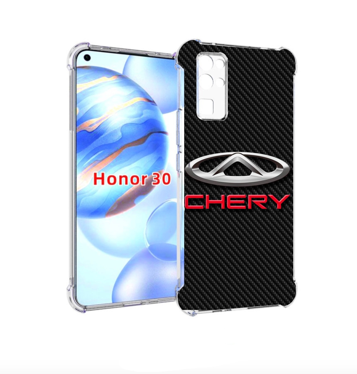 

Чехол бампер MyPads чери chery 2 для Honor 30 (BMH-AN10) противо, Прозрачный, Tocco