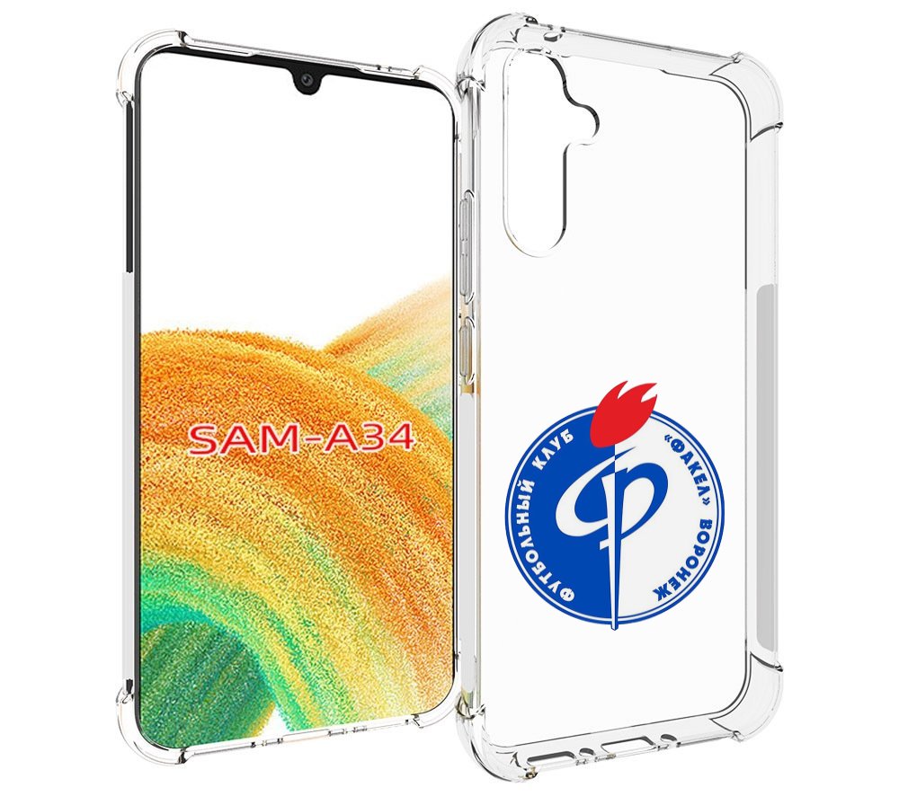 

Чехол MyPads фк факел воронеж мужской для Samsung Galaxy A34, Tocco