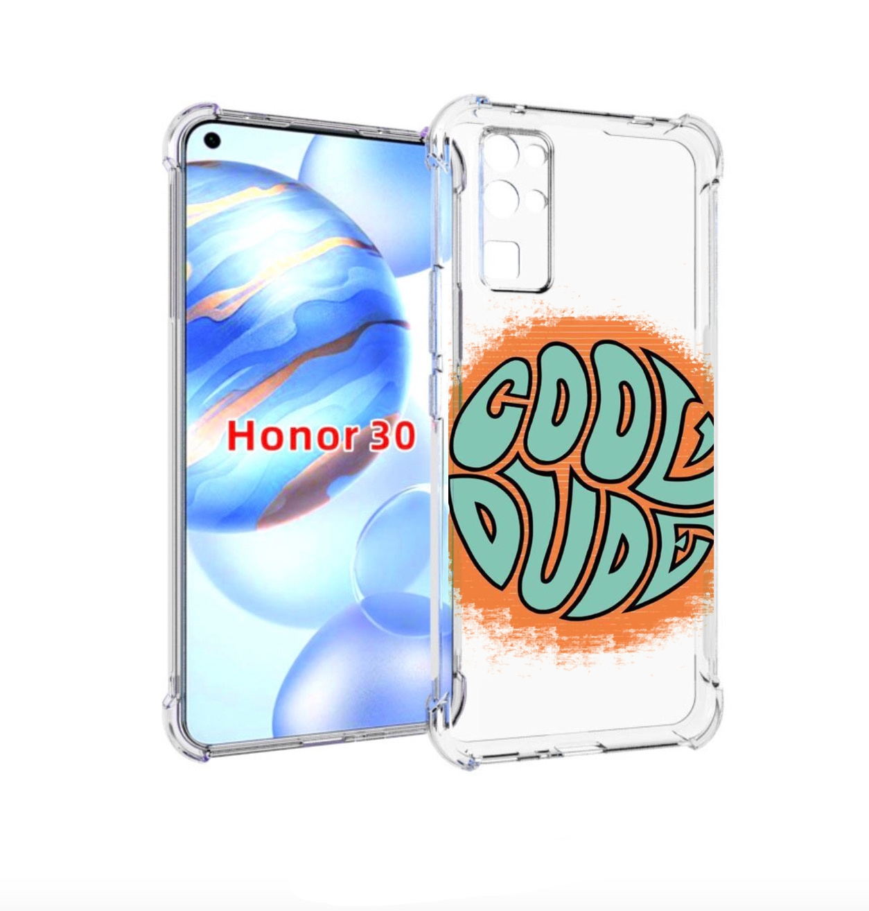 

Чехол бампер MyPads хороший приятель для Honor 30 (BMH-AN10) про, Прозрачный, Tocco