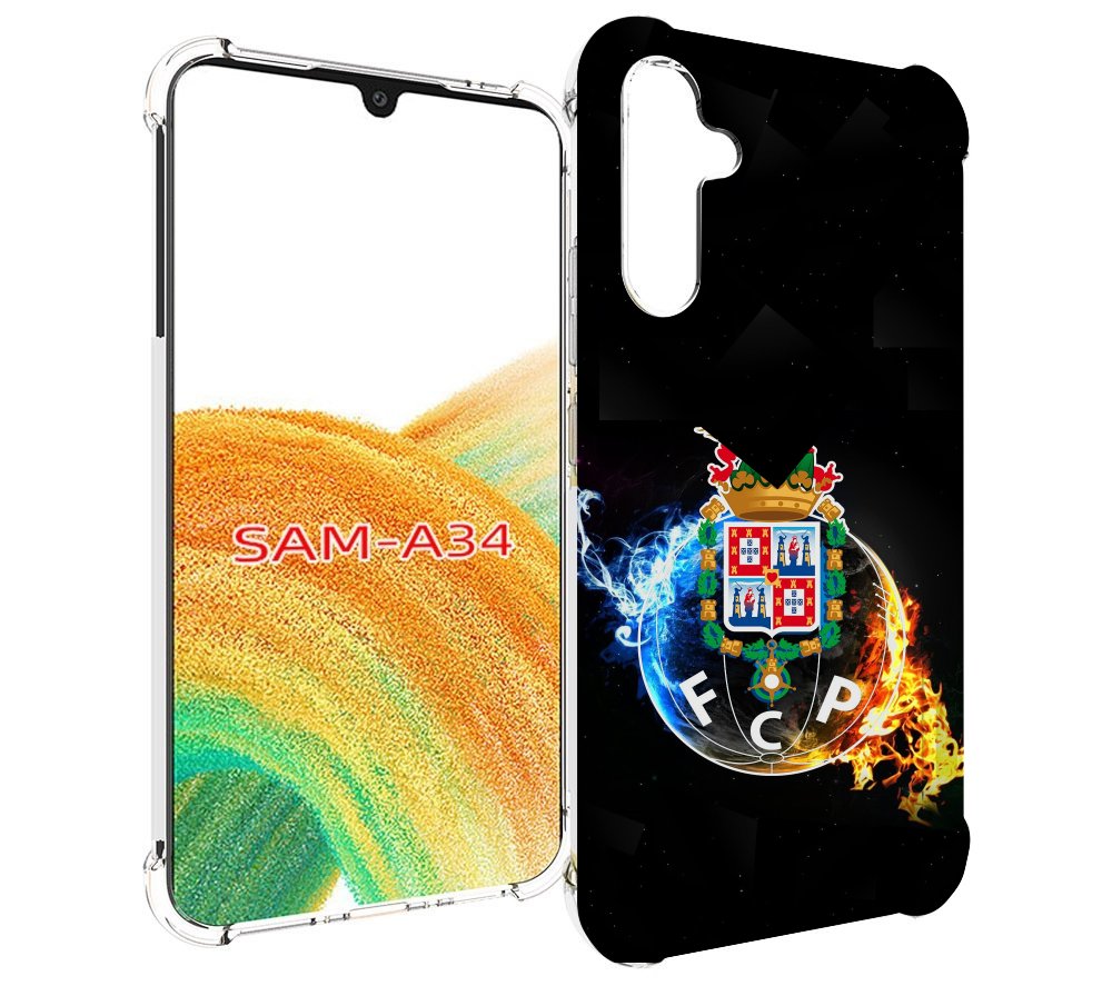 

Чехол MyPads фк порту для Samsung Galaxy A34, Tocco