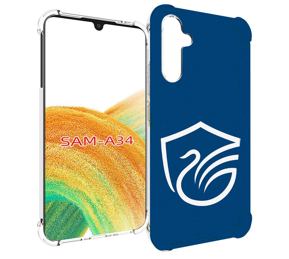 

Чехол MyPads фк олимп долгопрудный мужской для Samsung Galaxy A34, Tocco
