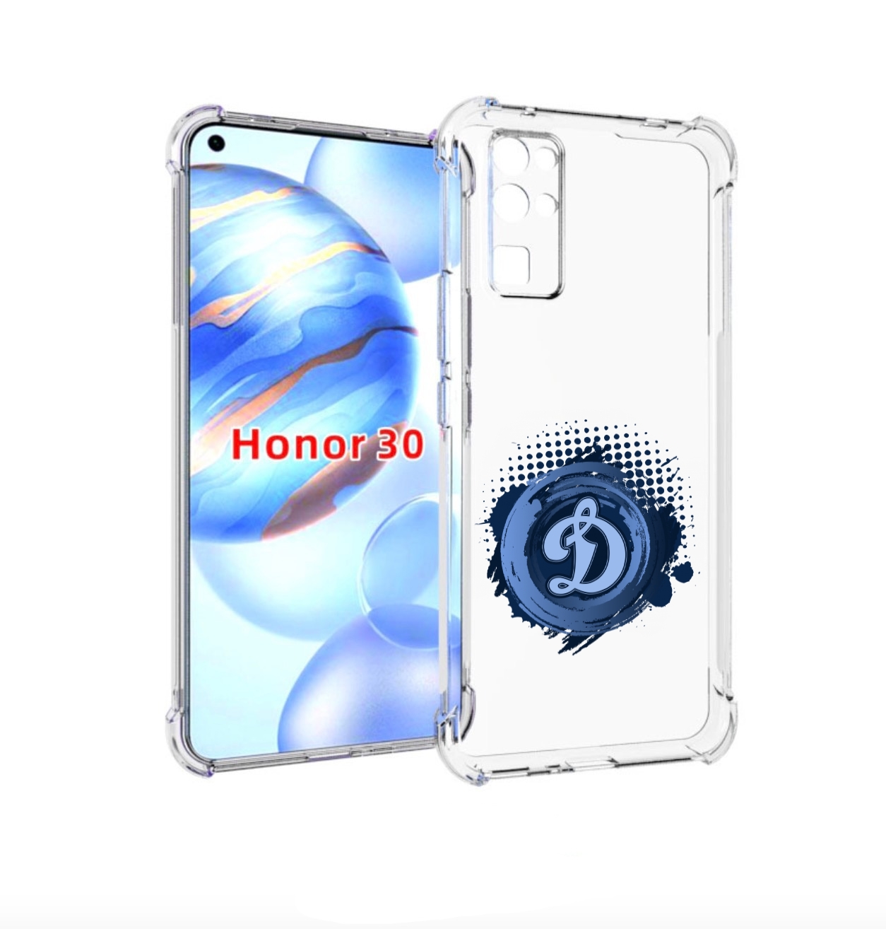 

Чехол бампер MyPads хк динамо москва мужской для Honor 30 (BMH-A, Прозрачный, Tocco
