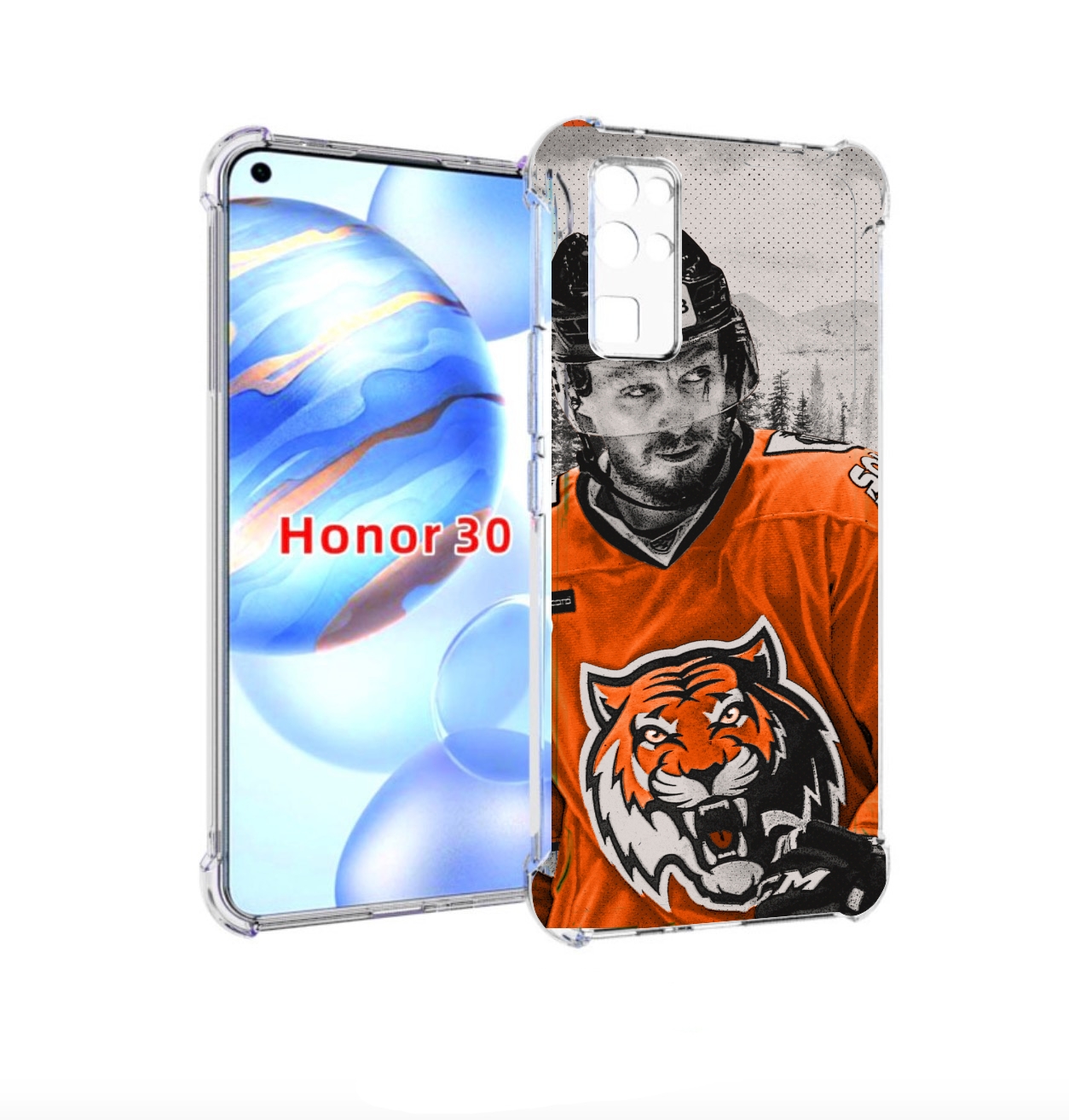 

Чехол бампер MyPads хк амур мужской для Honor 30 (BMH-AN10) прот, Прозрачный, Tocco