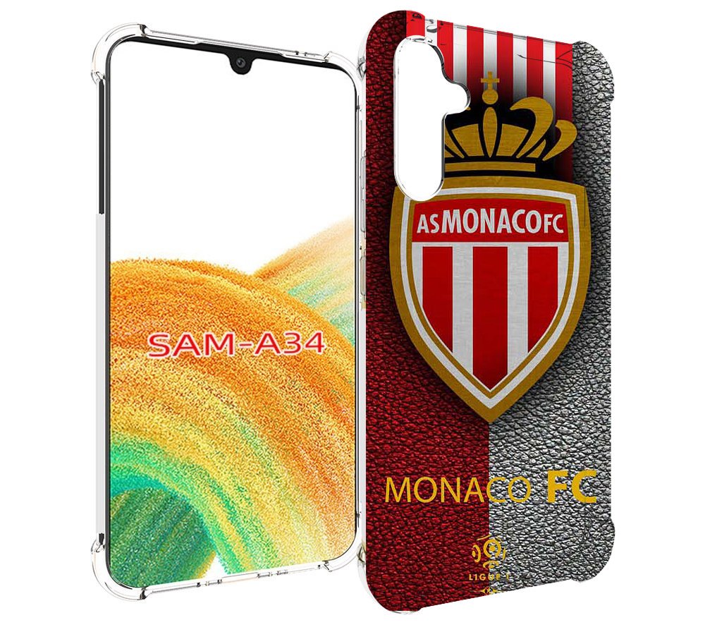 

Чехол MyPads фк монако для Samsung Galaxy A34, Tocco