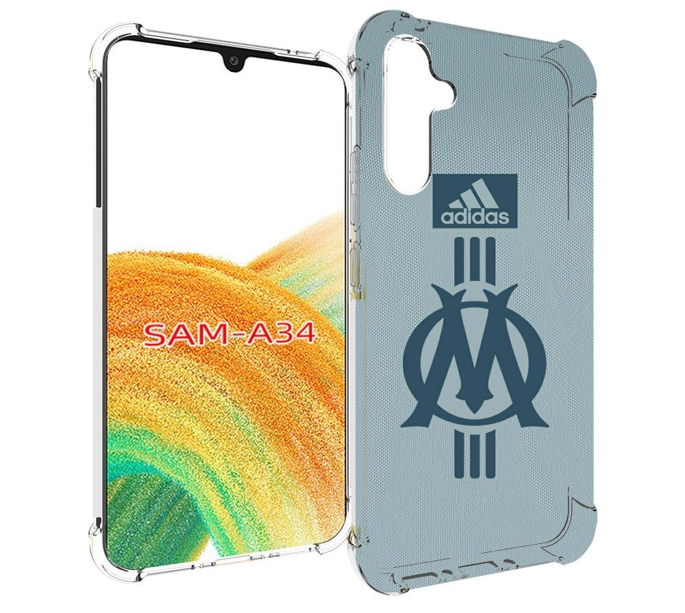 

Чехол MyPads фк марсель для Samsung Galaxy A34, Tocco