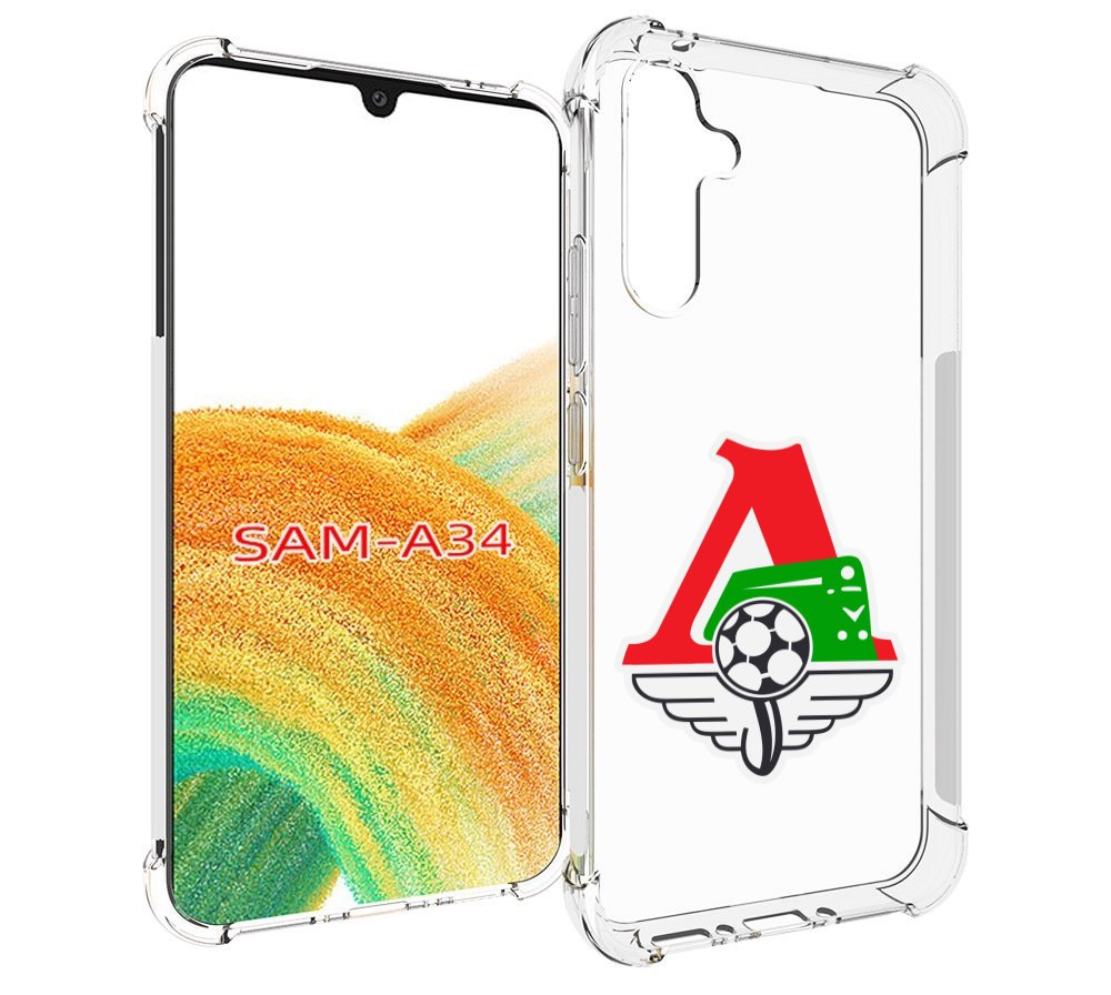 

Чехол MyPads фк локомотив москва мужской для Samsung Galaxy A34, Tocco