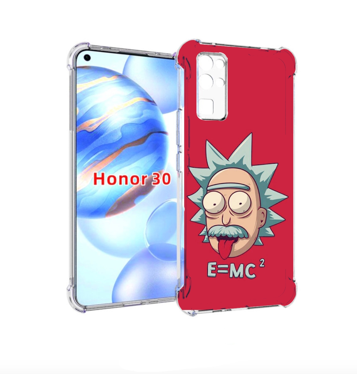 

Чехол бампер MyPads формула энергии для Honor 30 (BMH-AN10) прот, Прозрачный, Tocco