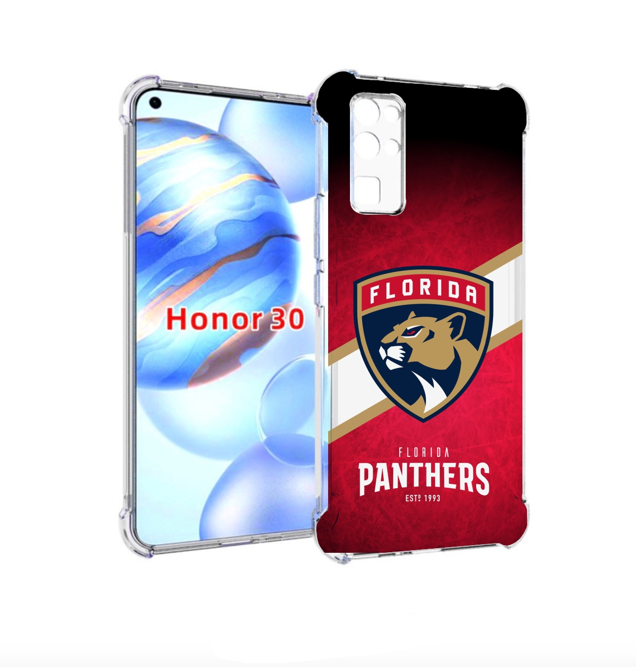 

Чехол бампер MyPads флорида пантерс для Honor 30 (BMH-AN10) прот, Прозрачный, Tocco