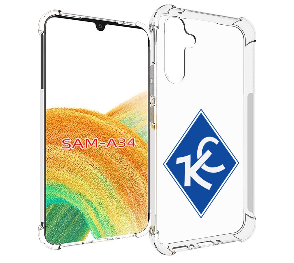 

Чехол MyPads фк крылья советов мужской для Samsung Galaxy A34, Tocco