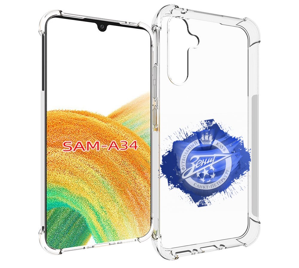 

Чехол MyPads фк зенит 1 мужской для Samsung Galaxy A34, Tocco