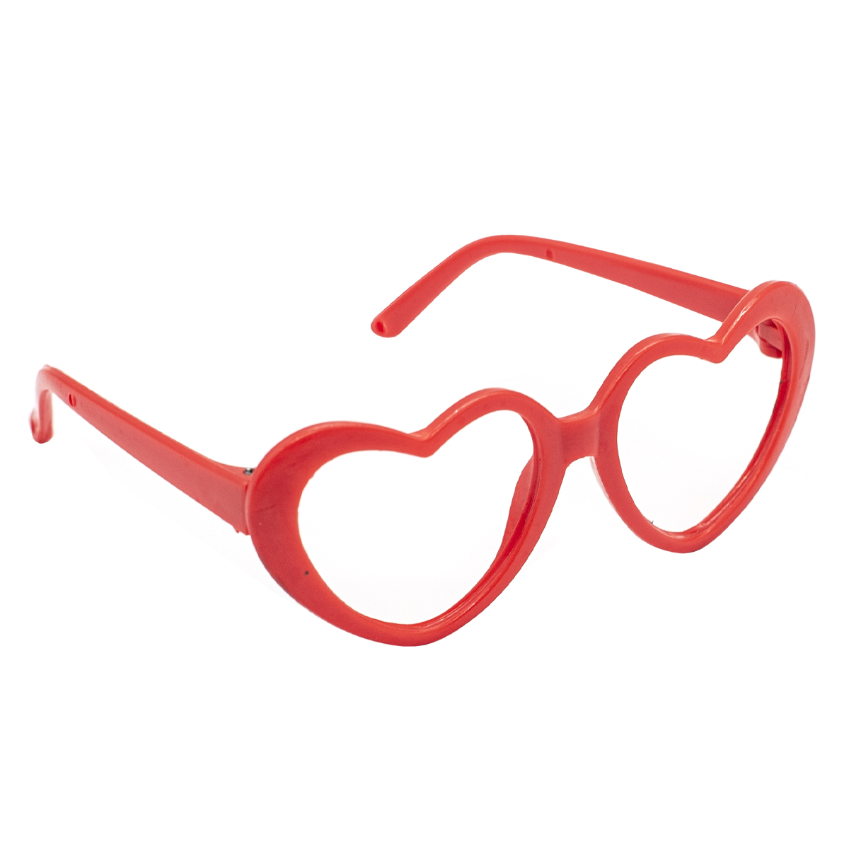 Очки без стекла Сердце, 8 см, цвет красный (арт. 28887) Sovushka карнавальные очки рога красный