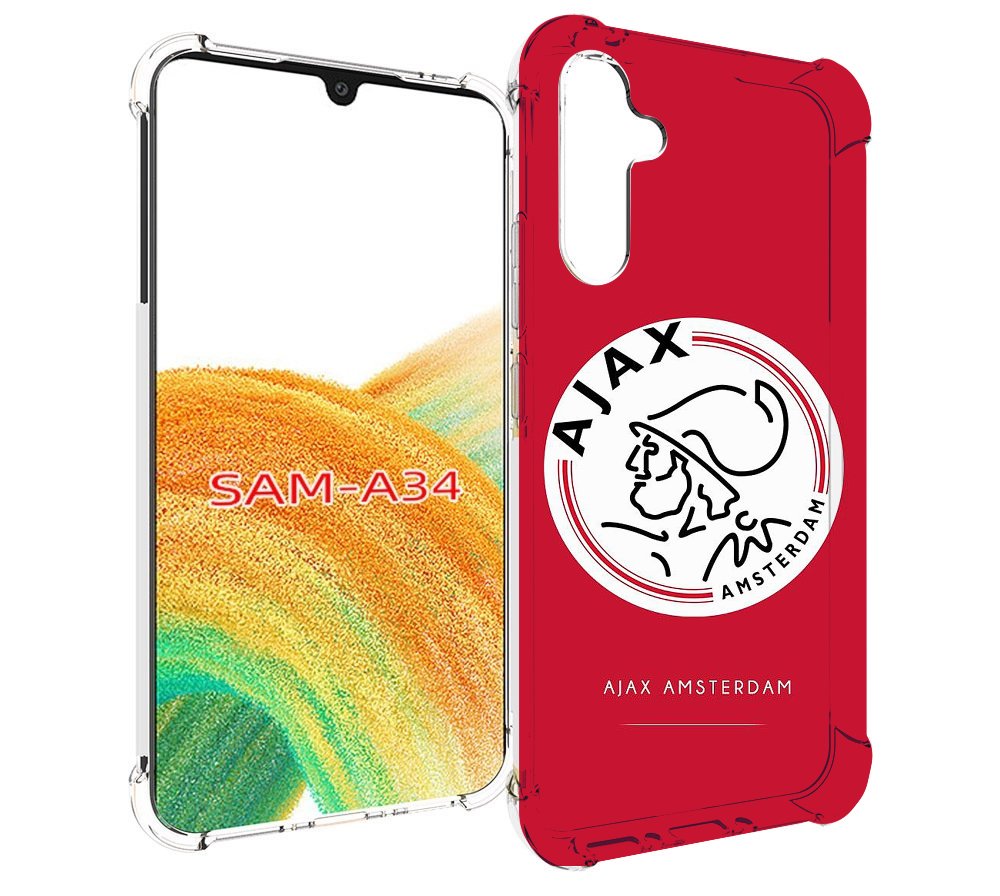 

Чехол MyPads фк аякс амстердам для Samsung Galaxy A34, Tocco