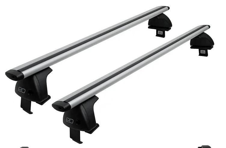 

Багажник на крышу ED крыловидные дуги 1,25м на Hyundai Sonata 5 TaGaz 2001-2012, Серебристый