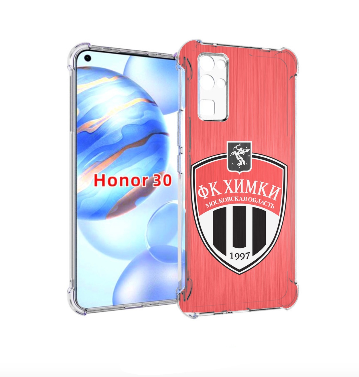 

Чехол бампер MyPads фк химки московская обл для Honor 30 (BMH-AN, Прозрачный, Tocco