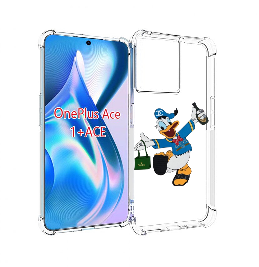 

Чехол MyPads модный-дональд-дак для OnePlus Ace, Прозрачный, Tocco