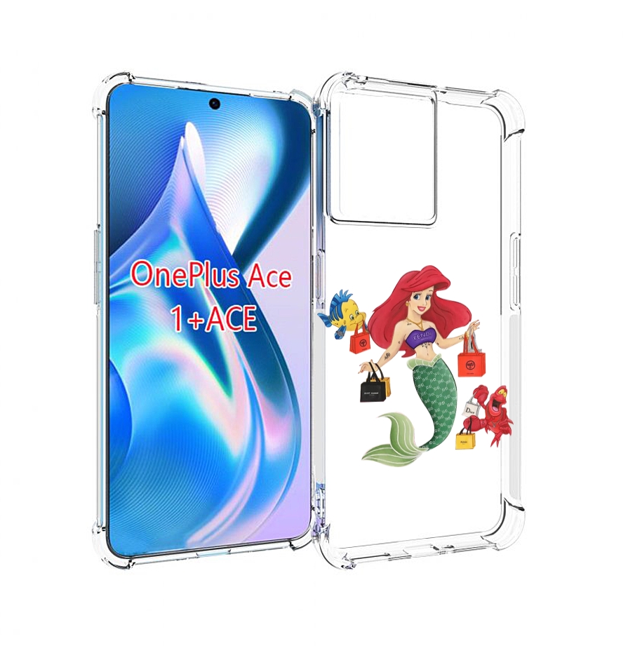

Чехол MyPads модная-русалка женский для OnePlus Ace, Прозрачный, Tocco