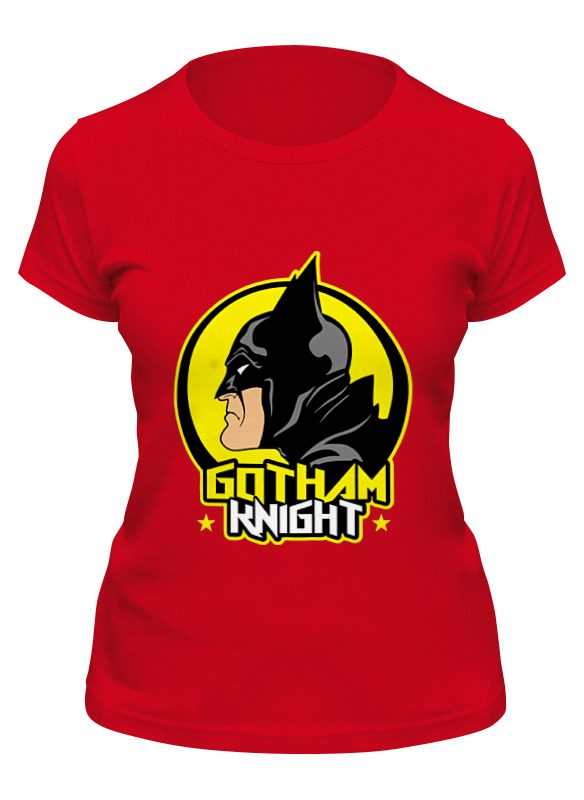 

Футболка женская Printio Gotham knight красная 2XL, Красный, Gotham knight