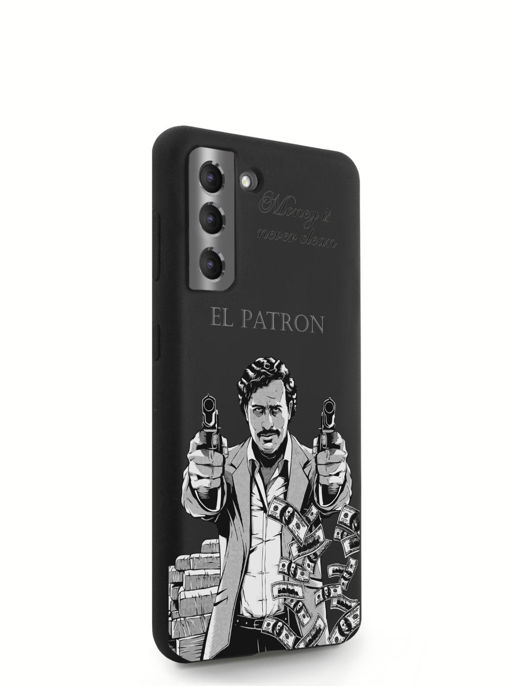 фото Чехол musthavecase для samsung galaxy s21 el patron pablo escobar черный