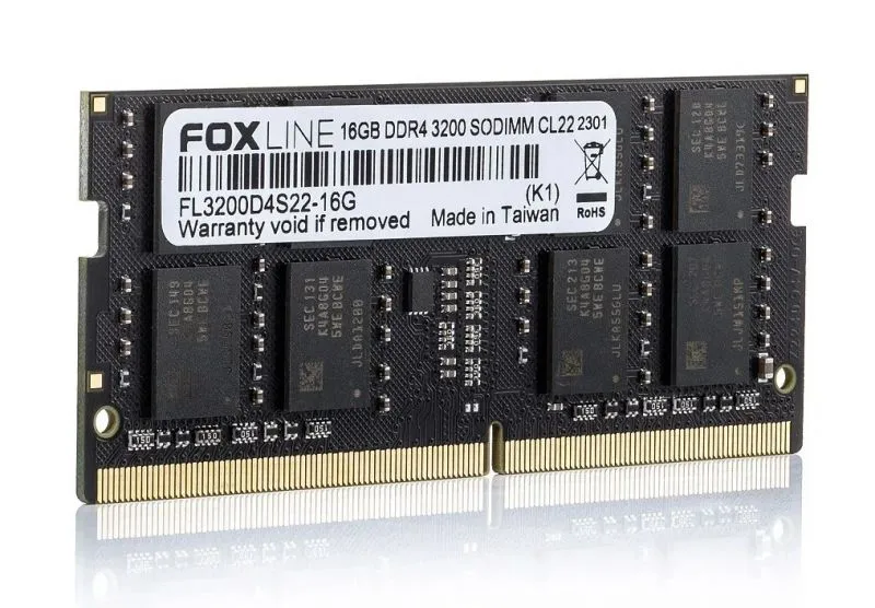 

Оперативная память Foxline 16 GB DDR4 1x16Gb, 3200MHz (FL3200D4S22-16G_RTL), 16 GB FL3200D4S22-16G_RTL