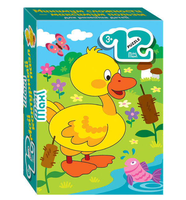 

Пазл Утёнок, 12 элементов Step Puzzle