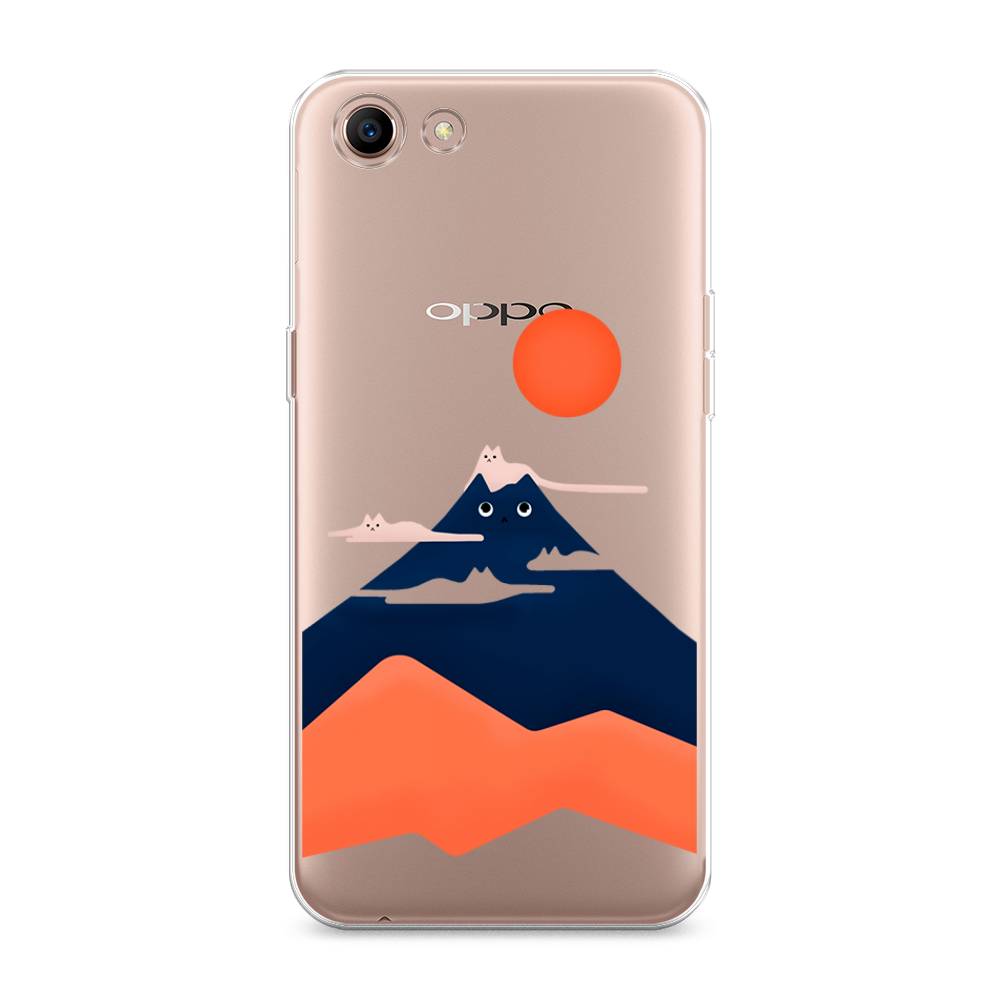 

Чехол для Oppo A83 "Кот-гора", Черный;оранжевый, 250150-4