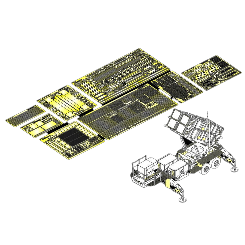 

Фототравление Voyager Model 1/35 для Современной американской системы ЗРК MIM-104 PE35807, Однотонный