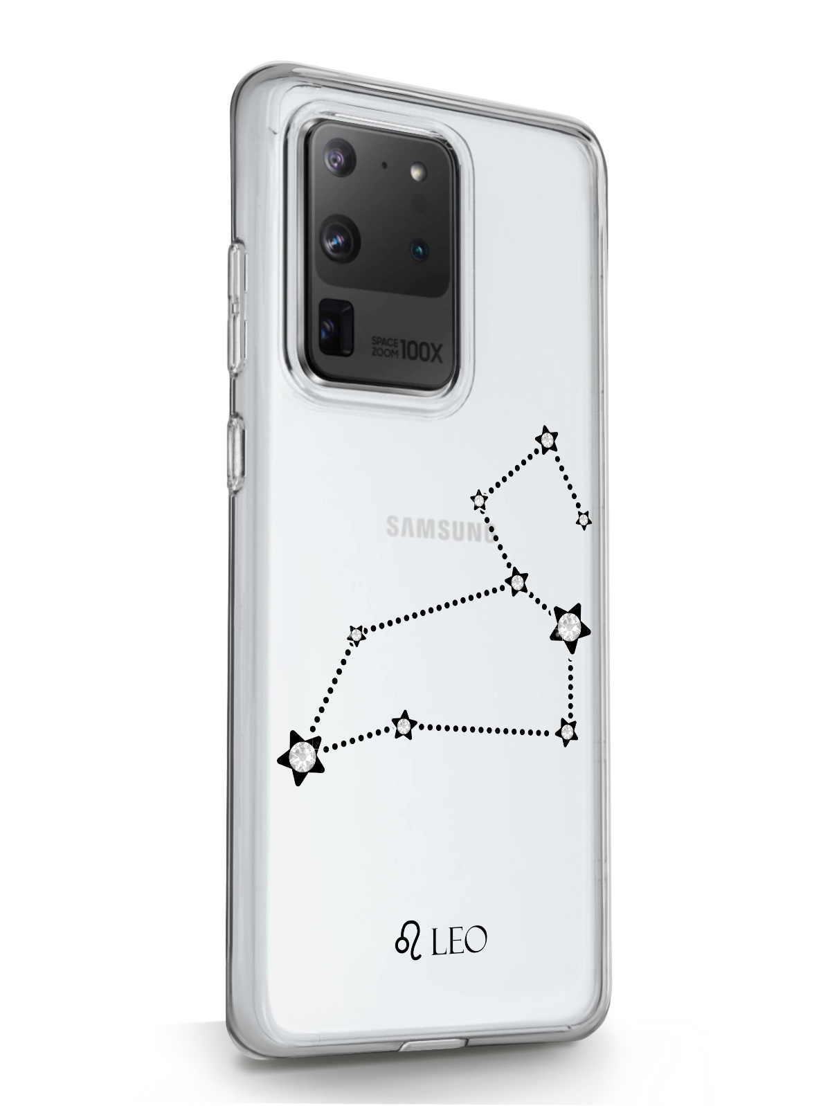 

Чехол MustHaveCase для Samsung Galaxy S20 Ultra Знак зодиака Лев черный прозрачный, Samsung Galaxy S20 Ultra Знак зодиака Лев Leo