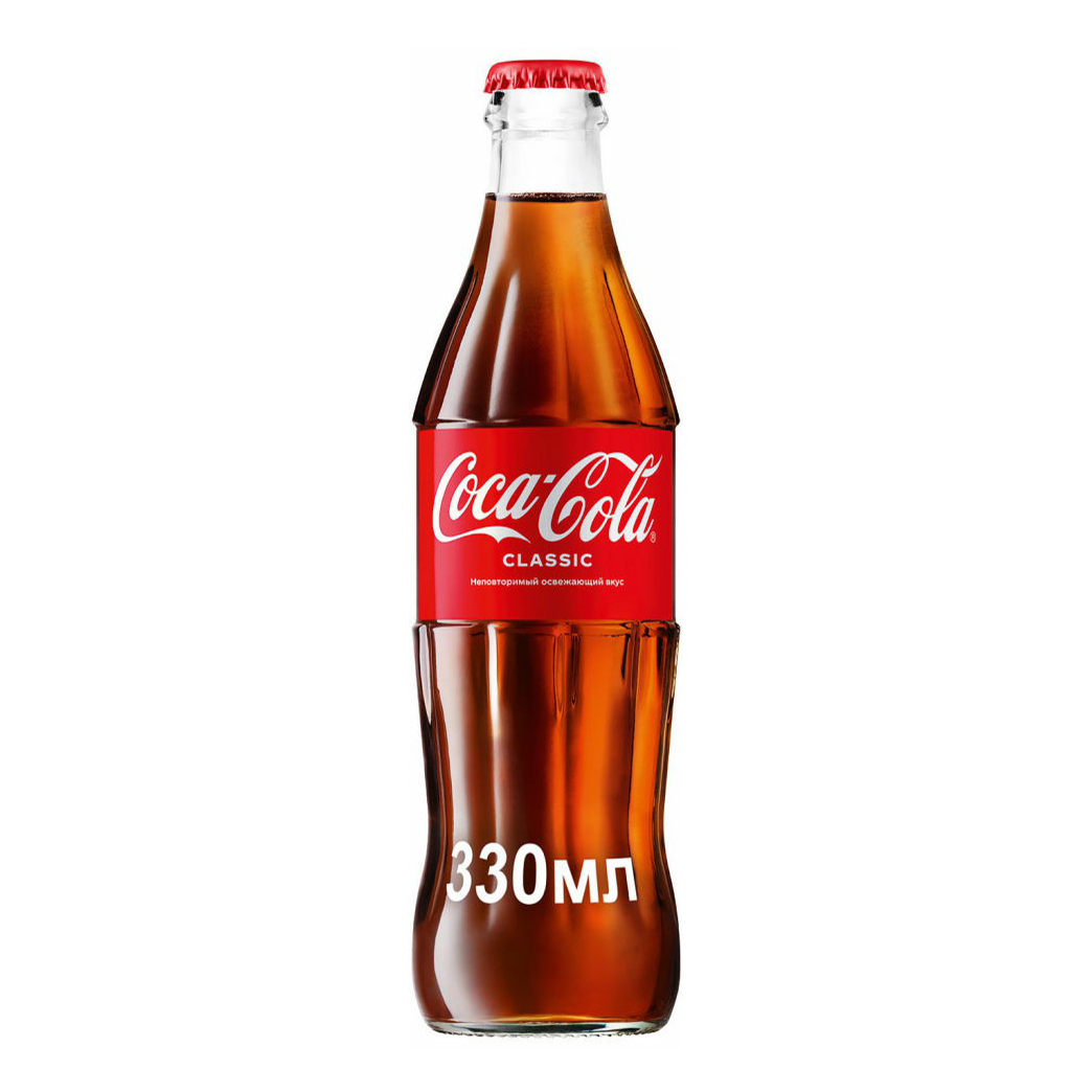 

Газированный напиток Coca-Cola Classic сильногазированный 0,33 л