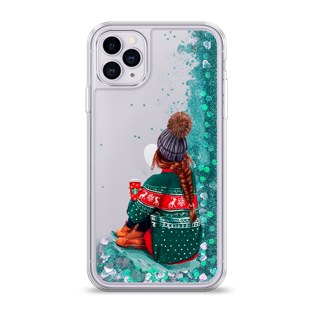 

Жидкий чехол с блестками "Winter dreams" на Apple iPhone 11 Pro, 12395-1