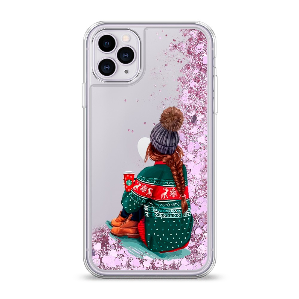 

Жидкий чехол с блестками "Winter dreams" на Apple iPhone 11 Pro, 12394-1